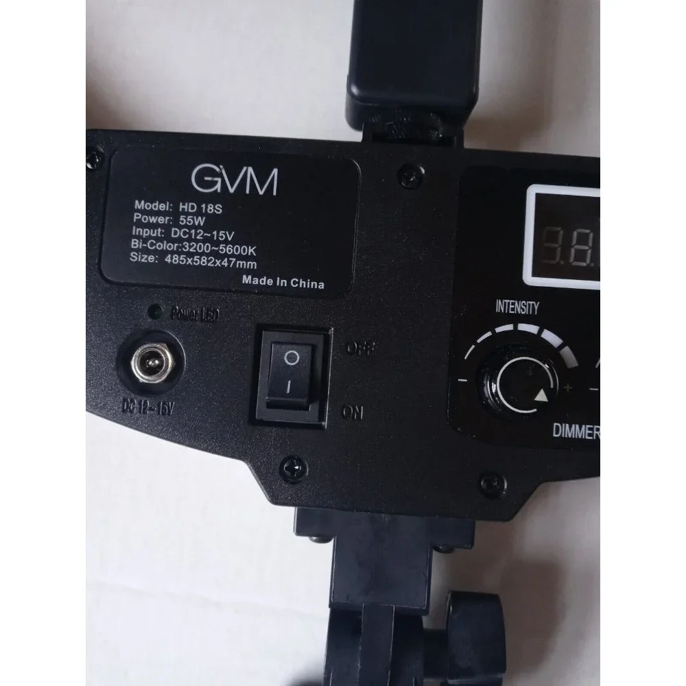 GVM Great Video Maker LED Video Lights Adjustable Brightness